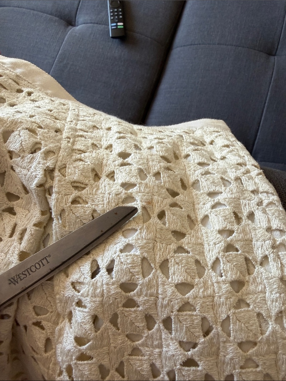Tory Burch cotton lace eyelet skirt - Picture 7 of 10